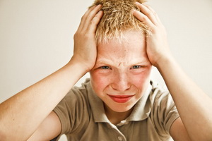 Психосоматические головные боли	 у детей